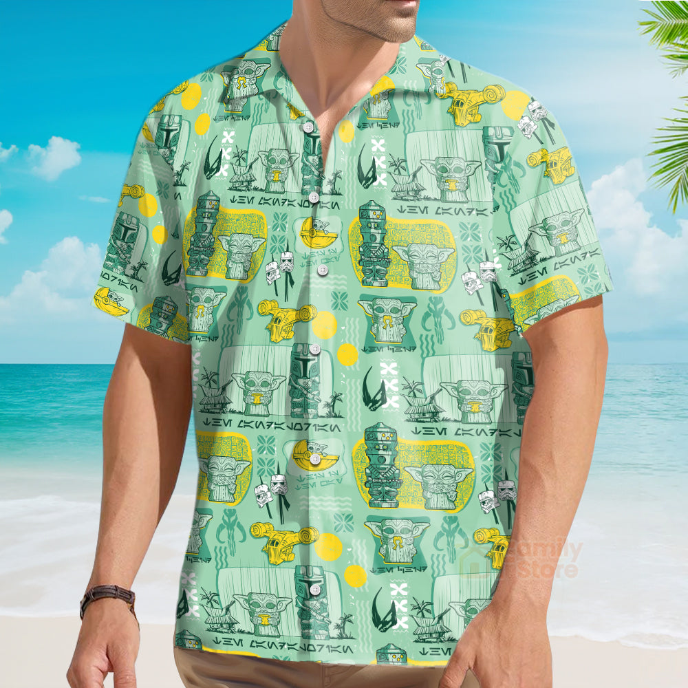 Stwa Tiki Tropical Hawaiian Shirt