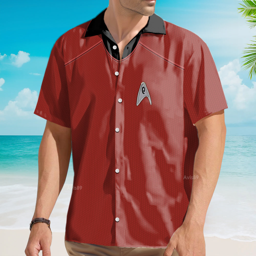 SaTr Into Darkness Red Cool Costume Cosplay - Hawaiian Shirt