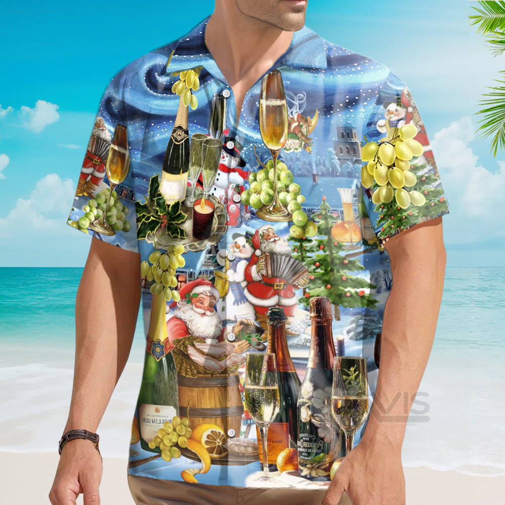Wine Green - Gift For Wine Lover - Hawaiian Shirt