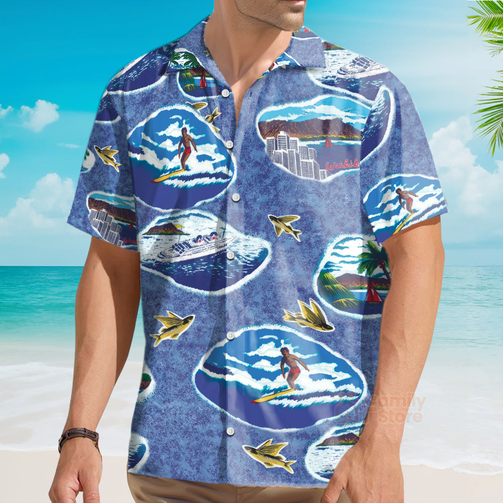 Honolulu Goose In Top Gun Custom Hawaiian Shirt