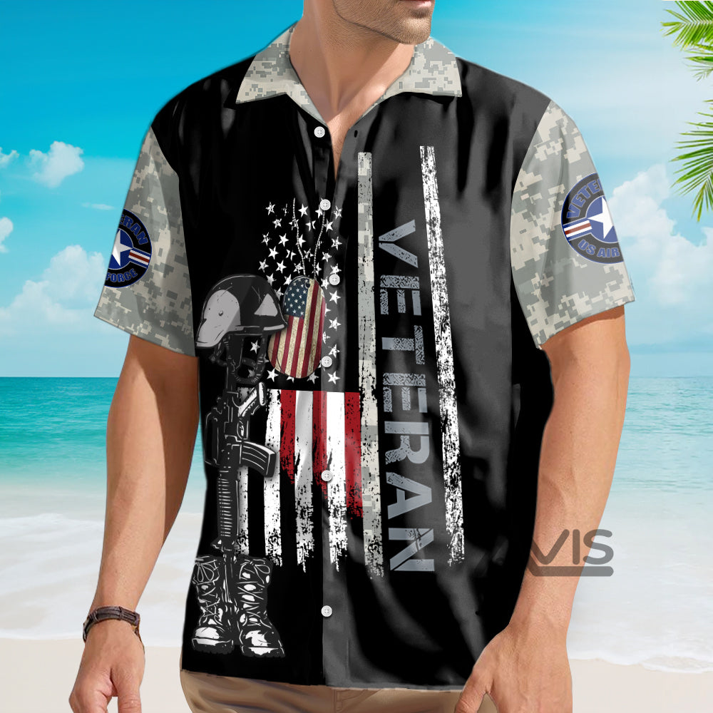 Us Air Force Veteran Hawaiian Shirt For Men & Women