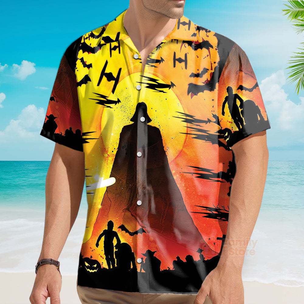 Stwa Darth Vader Halloween Hawaiian Shirt