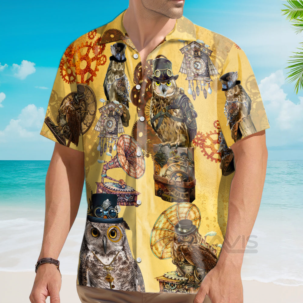 Wisdom Owls - Hawaiian Shirt