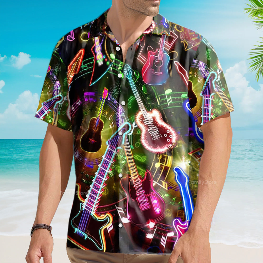 Guitar All You Need Is A Guitar Hawaiian Shirt