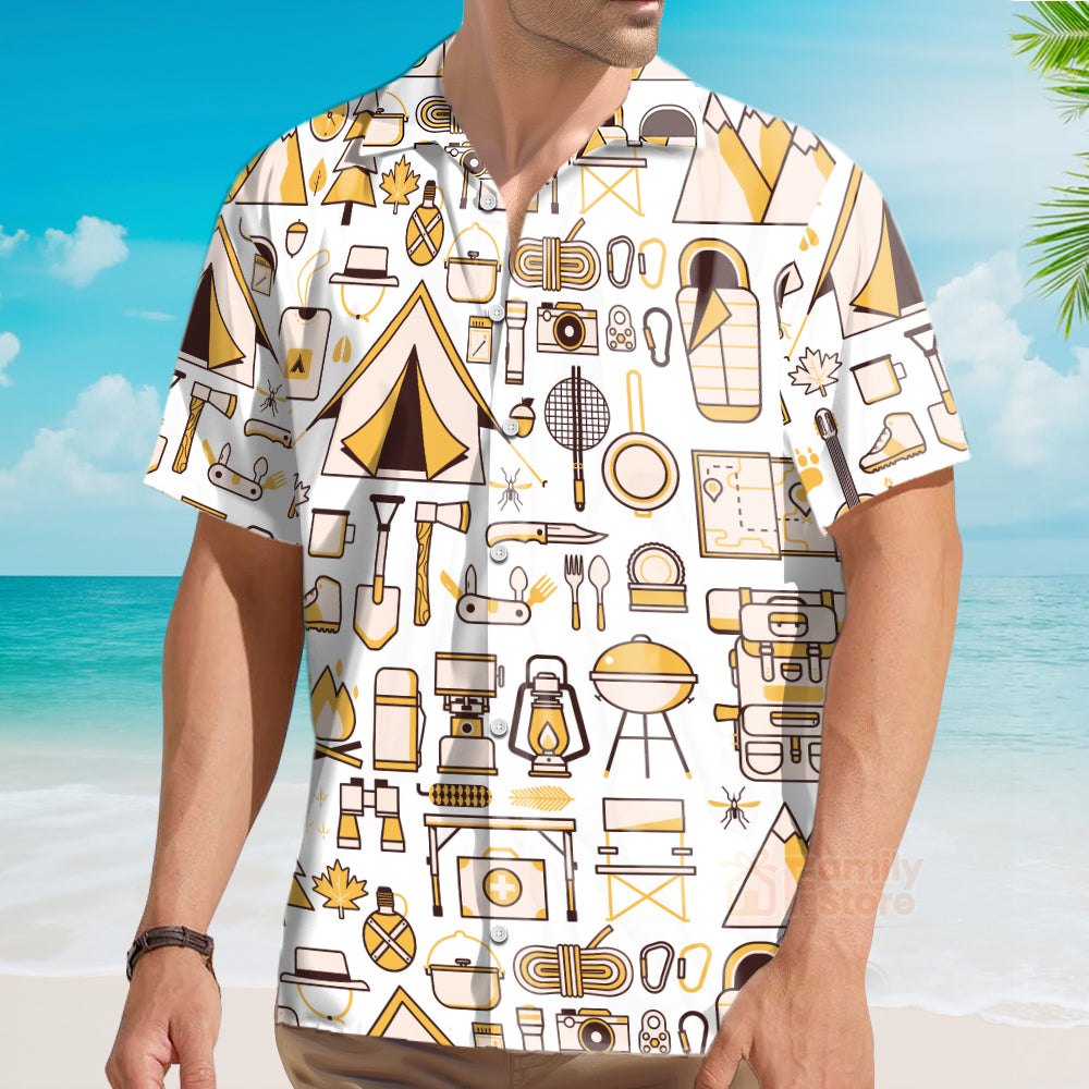 Camping And Furniture Aloha - Hawaiian Shirts