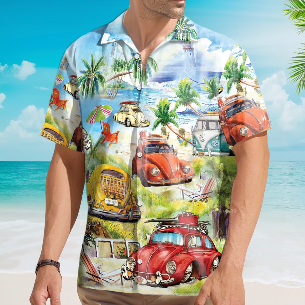 Surf Car Hawaiian Shirt
