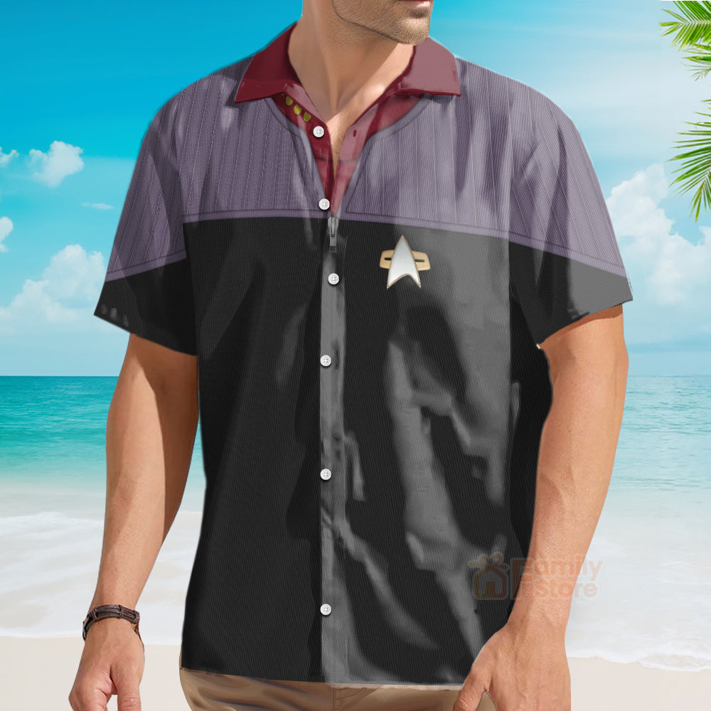 SaTr Jean-luc Picard Cool Hawaiian Shirt