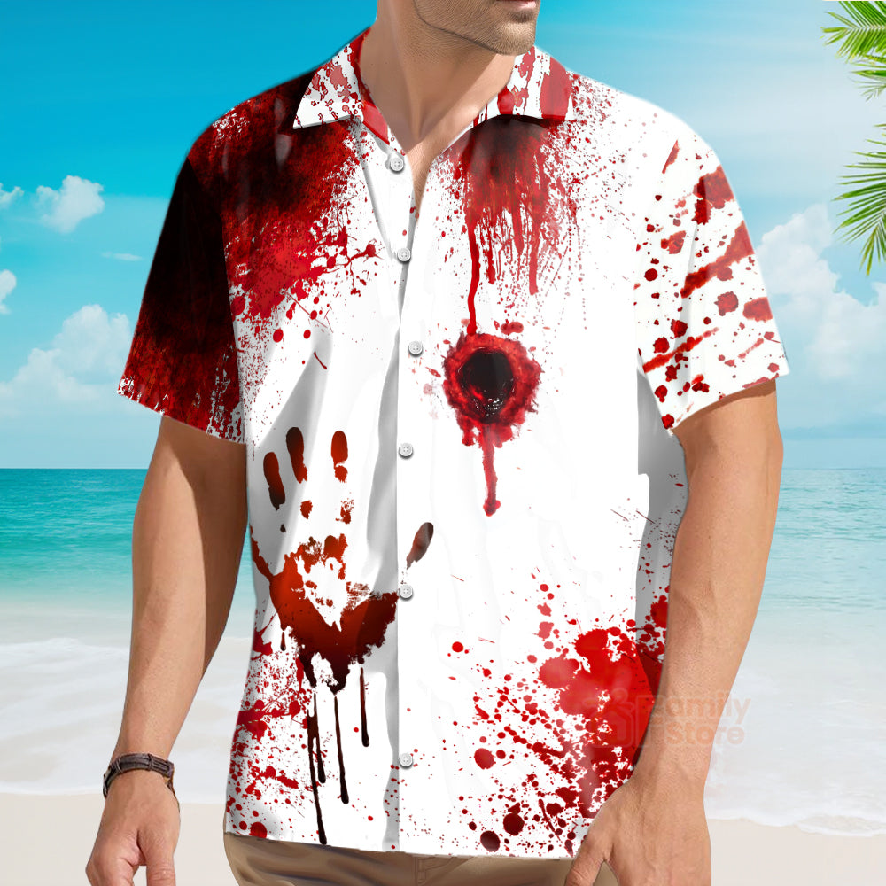 Halloween Blood They'll Never Find You - Hawaiian Shirt