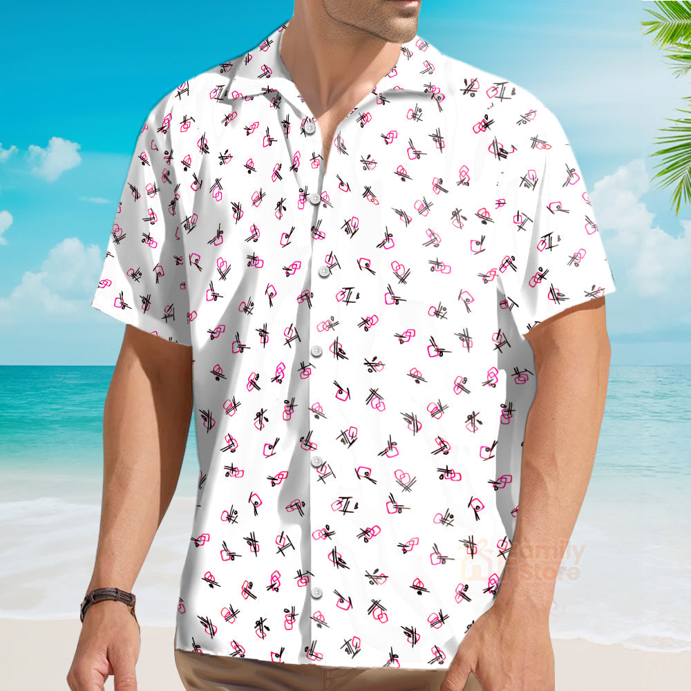 Ace Ventura Jim Carrey Shirt Movie Prop Hawaiian Shirt