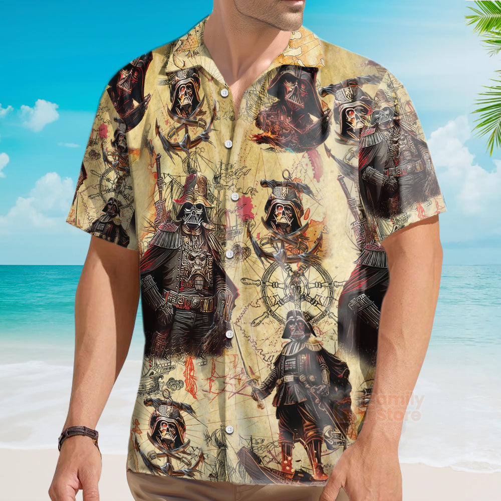 Stwa Darth Vader Pirates Hawaiian Shirt