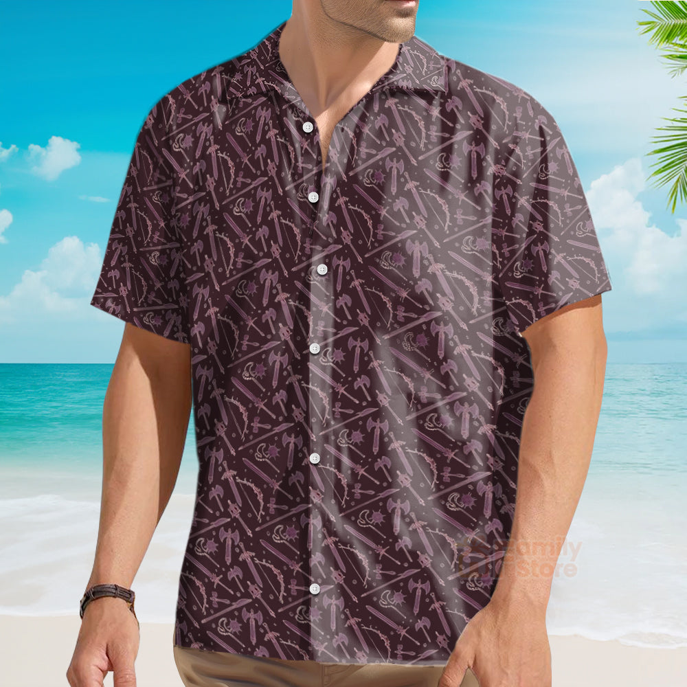 Dungeons and dragons, Dungeon and dragon gift, DM gift, DnD Button Up