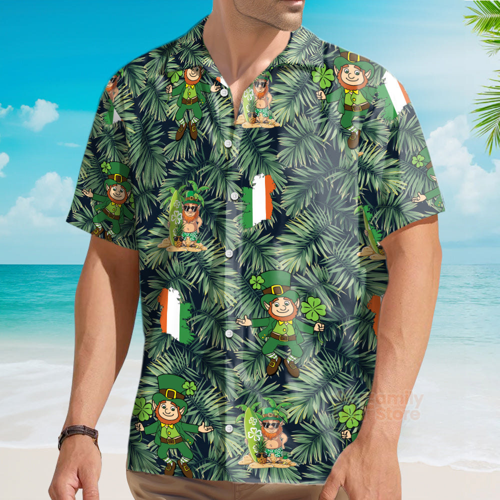 Irish Menshirt Aloha Shirt For Summer Hawaiian Shirts Hawaii Shirt