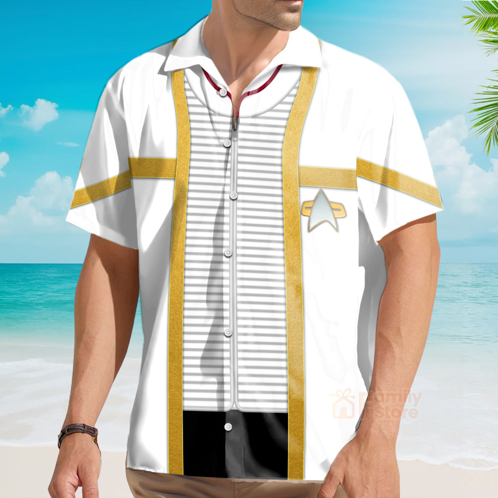 SaTr Insurrection Nemesis Mess Dress Uniform White Cool - Hawaiian Shirt