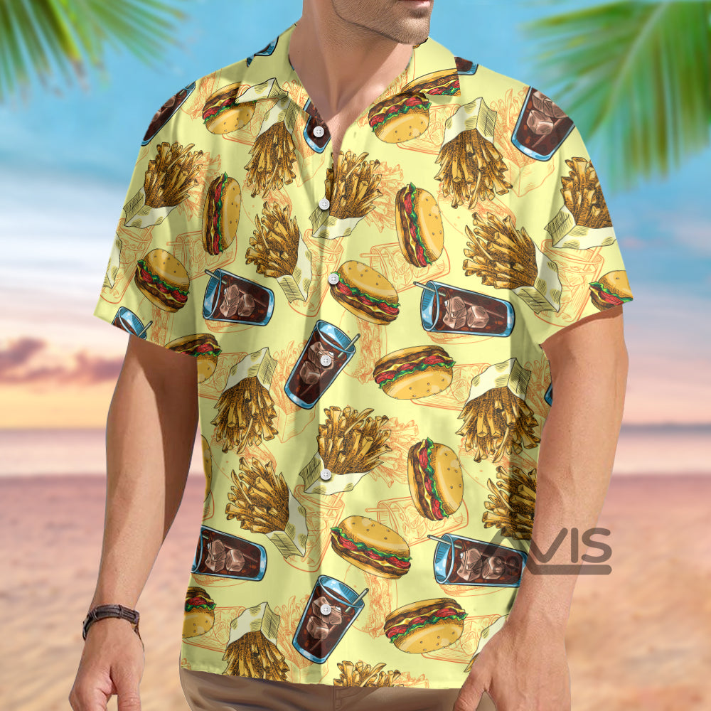 Life Is Better With Burger Food Lover - Hawaiian Shirt