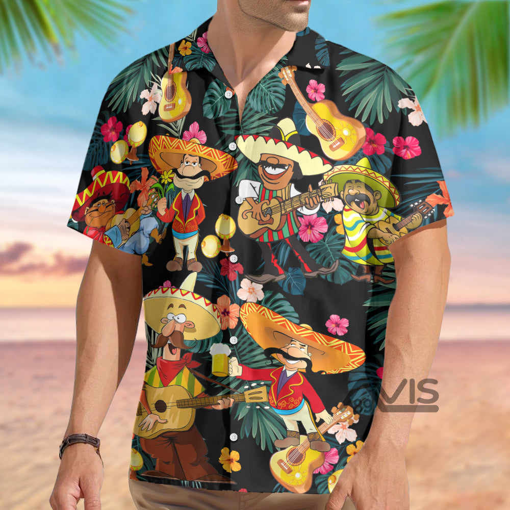 Funny Mexican Man Cinco De Mayo - Hawaiian Shirt