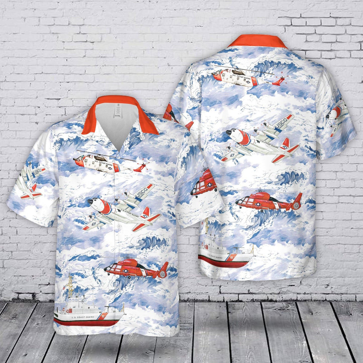 US Coast Guard (USCG) Hawaiian Shirt