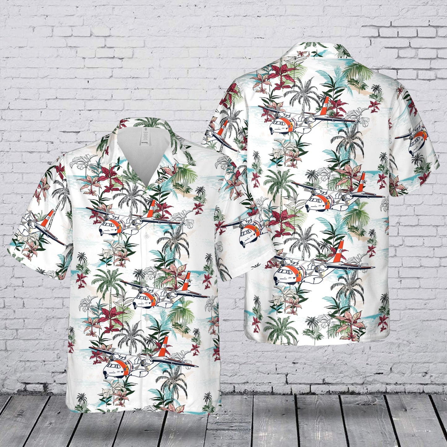 US Coast Guard (USCG) HC-144 Hawaiian Shirt