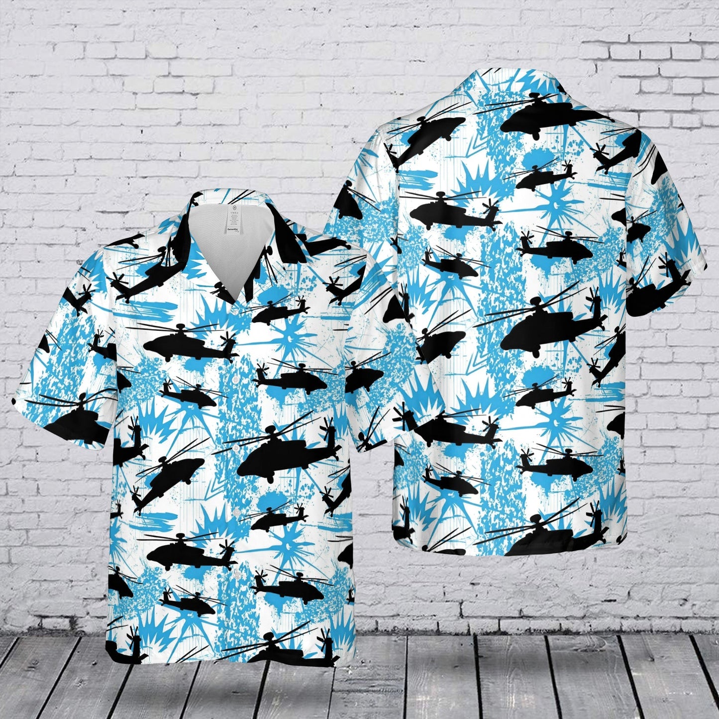 US Army Helicopter Hawaiian Shirt