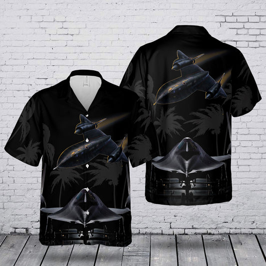USAF SR-71 Blackbird Hawaiian Shirt