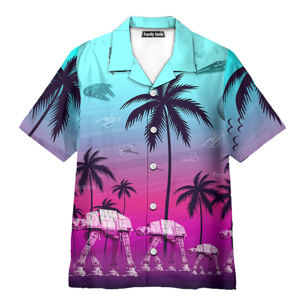 Starwars Summer Beaches - Hawaiian Shirt For Men, Women, Kids