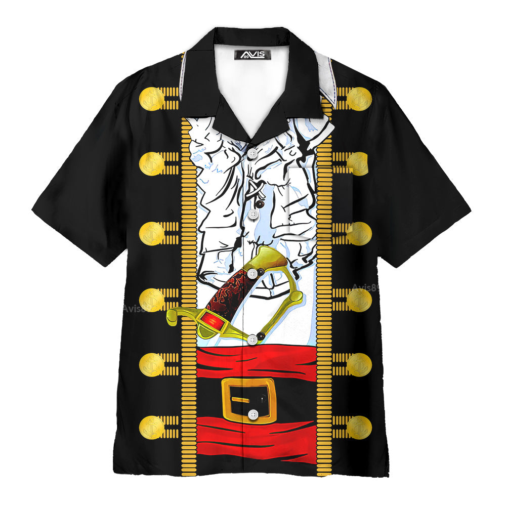 Funny Halloween Pirate Costume Cosplay - Hawaiian Shirt