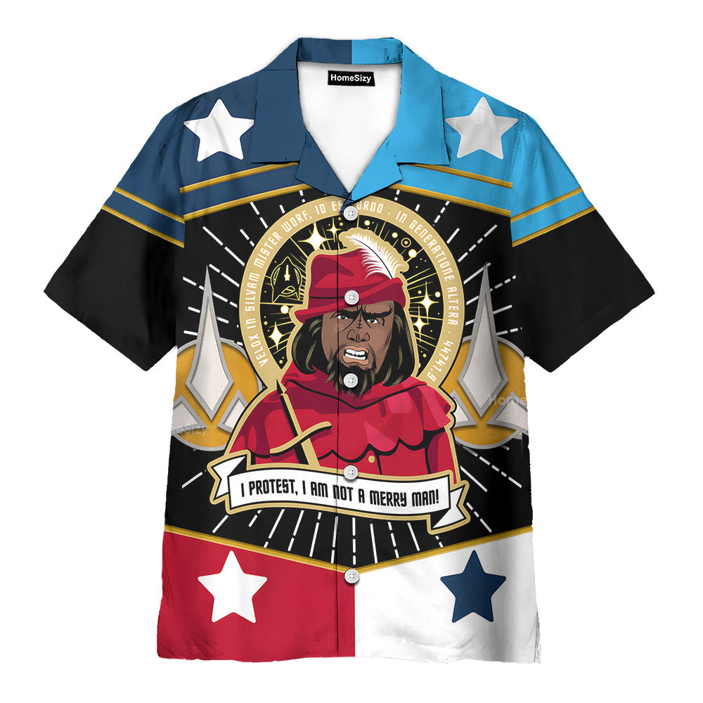 SaTr Worf Is Not A Merry Man Cool Hawaiian Shirt