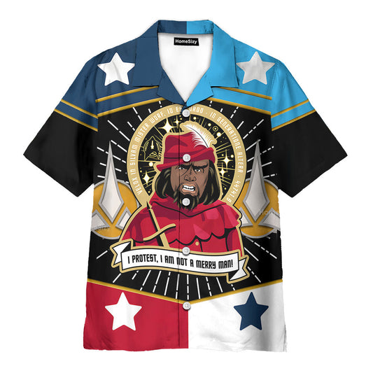 SaTr Worf Is Not A Merry Man Cool Hawaiian Shirt