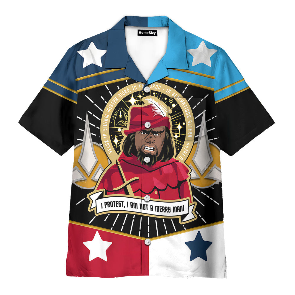 SaTr Worf Is Not A Merry Man Cool Hawaiian Shirt