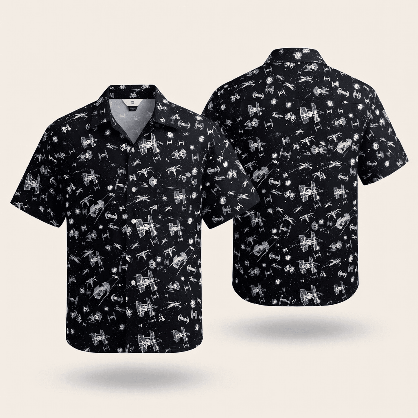 Galactic Spaceship Premium Hawaiian Shirt - Galaxy Aloha - HW7AHGB001