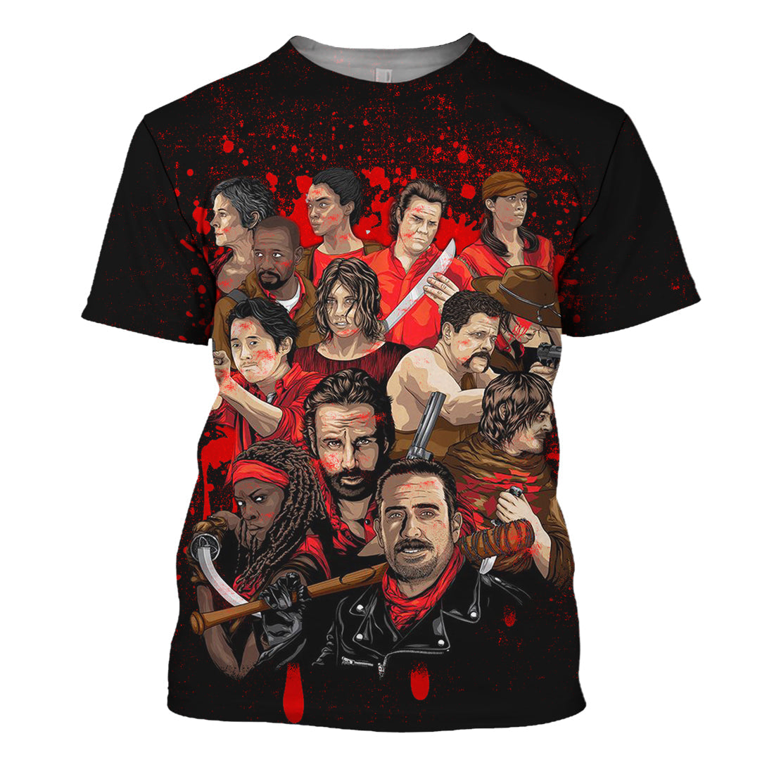 The Walking Dead Hoodie The WD Black 3D Print T-shirt Awesome The Walking Dead Shirt Sweater Tank 2025