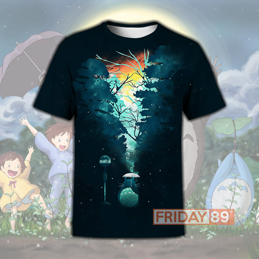 S.Ghibli Hoodie Walk In The Totoro Forest 3D Print T-shirt Awesome High Quality S.Ghibli Totoro T-shirt Sweater Tank