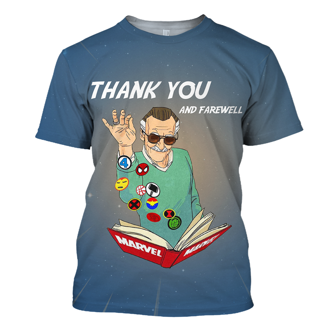 Stan Lee MV Hoodie Stan Lee Shirts Thank You & Farewell Stan Lee T-shirt Stan Lee MV Shirt Sweater Tank 2025