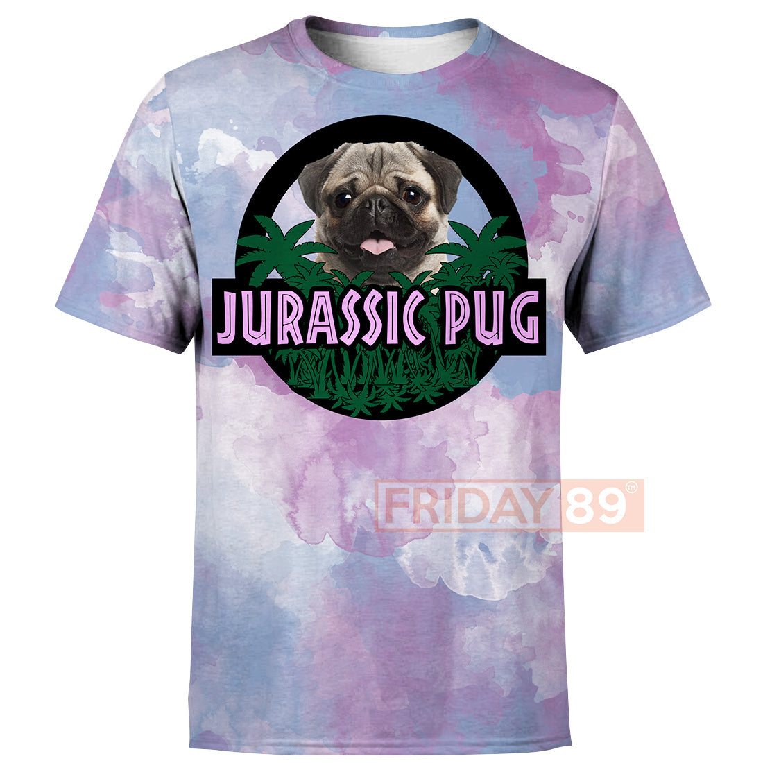 Dog Hoodie Jurassic Pug Tie Dye T-shirt Amazing High Quality Dog Shirt Sweater Tank 2025