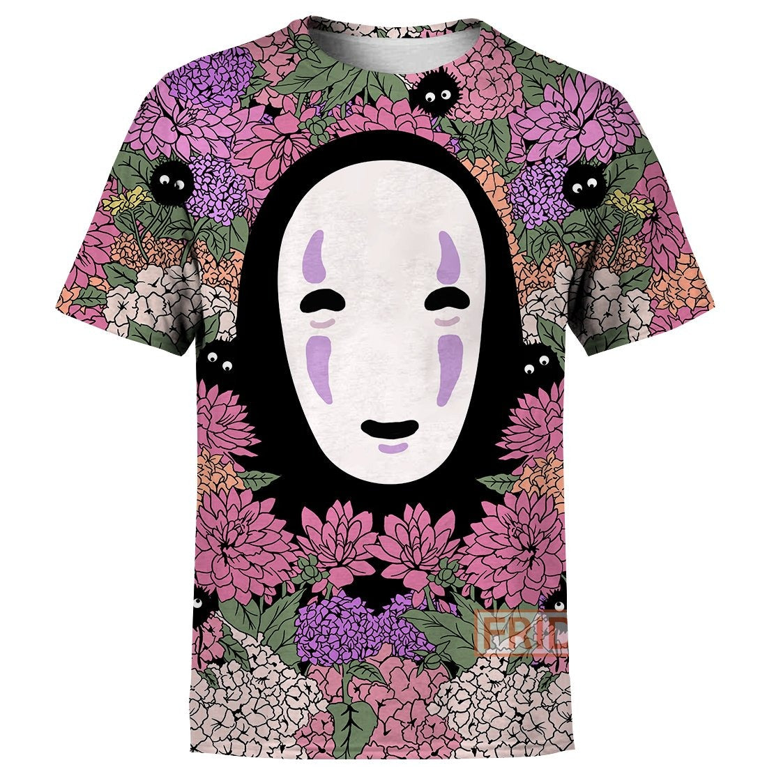 S.Ghibli Spirited Away Hoodie S.Ghibli No Face Floral Spirited Away T-shirt Cute S.Ghibli Shirt Sweater Tank
