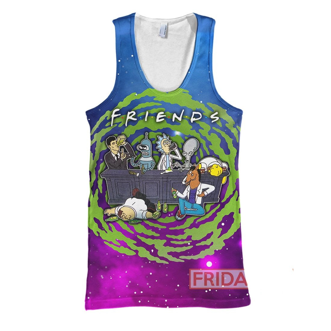 Rick And Morty Hoodie R&M Friends 3D Print T-shirt Rick And Morty Shirt Sweater Tank 2024