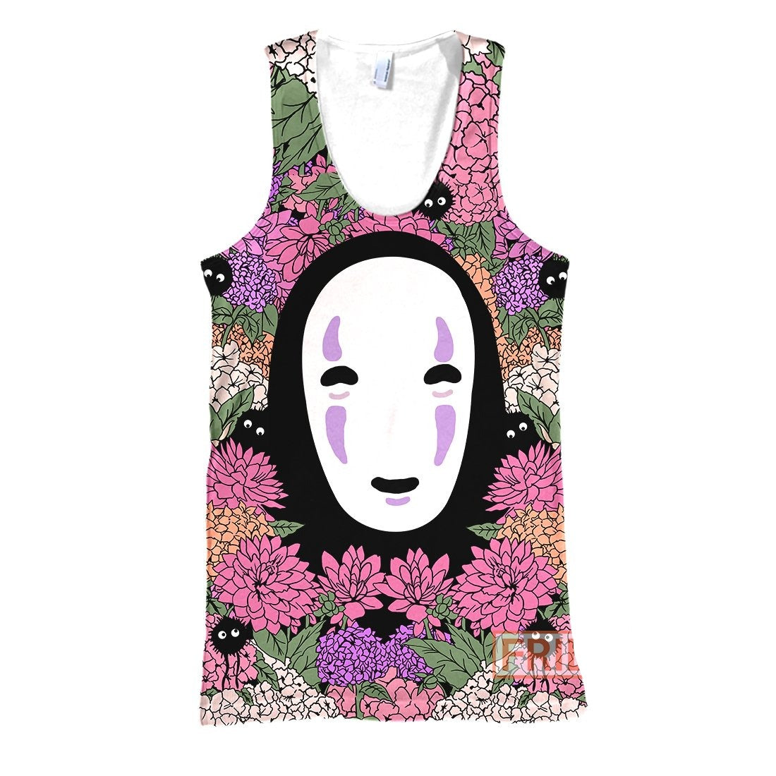 S.Ghibli Spirited Away Hoodie S.Ghibli No Face Floral Spirited Away T-shirt Cute S.Ghibli Shirt Sweater Tank