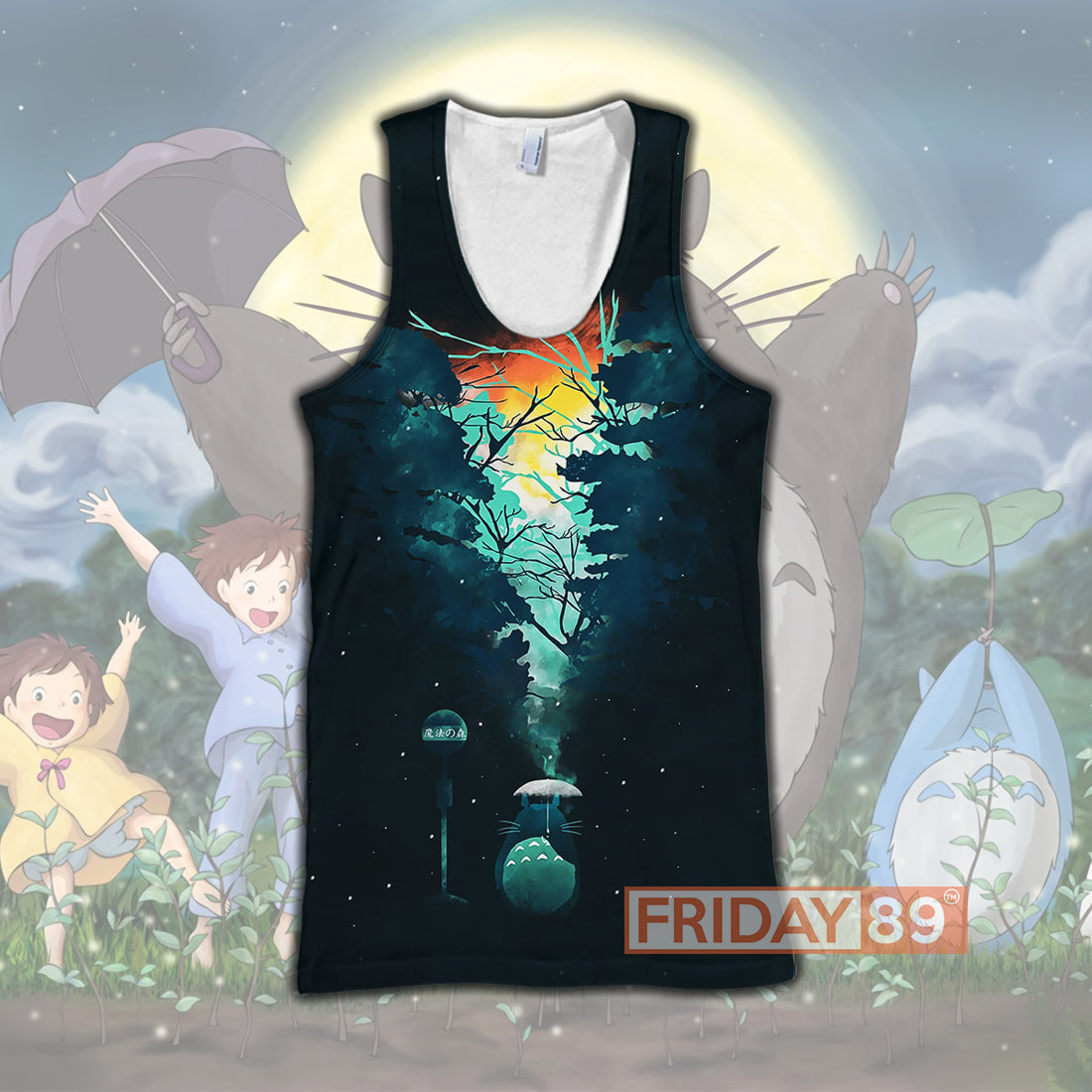 S.Ghibli Hoodie Walk In The Totoro Forest 3D Print T-shirt Awesome High Quality S.Ghibli Totoro T-shirt Sweater Tank