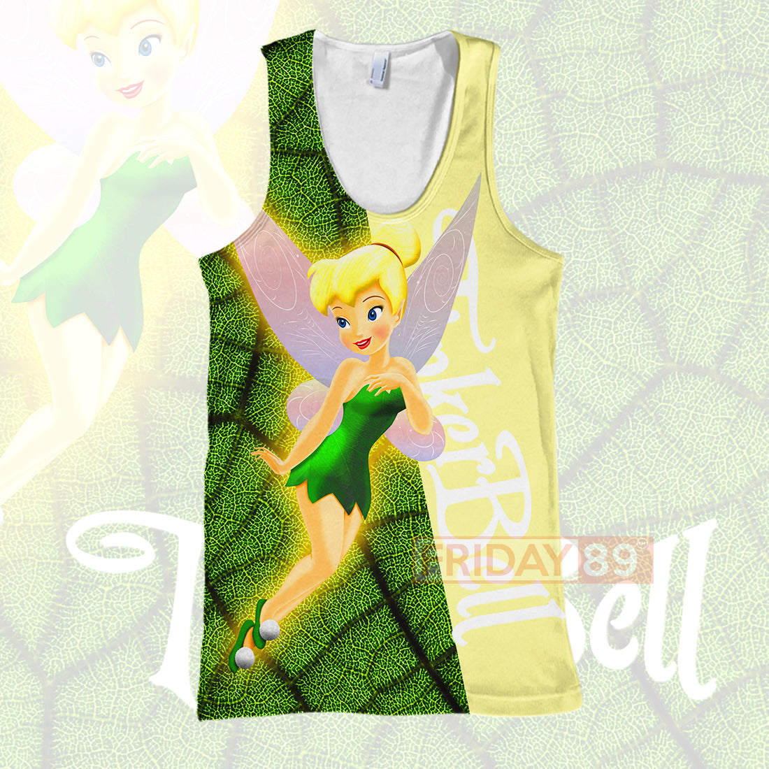 Tinkerbell T-shirt Beauty Tinker Bell Peter Pan 3D Print T-shirt Cute High Quality DN Hoodie Sweater Tank