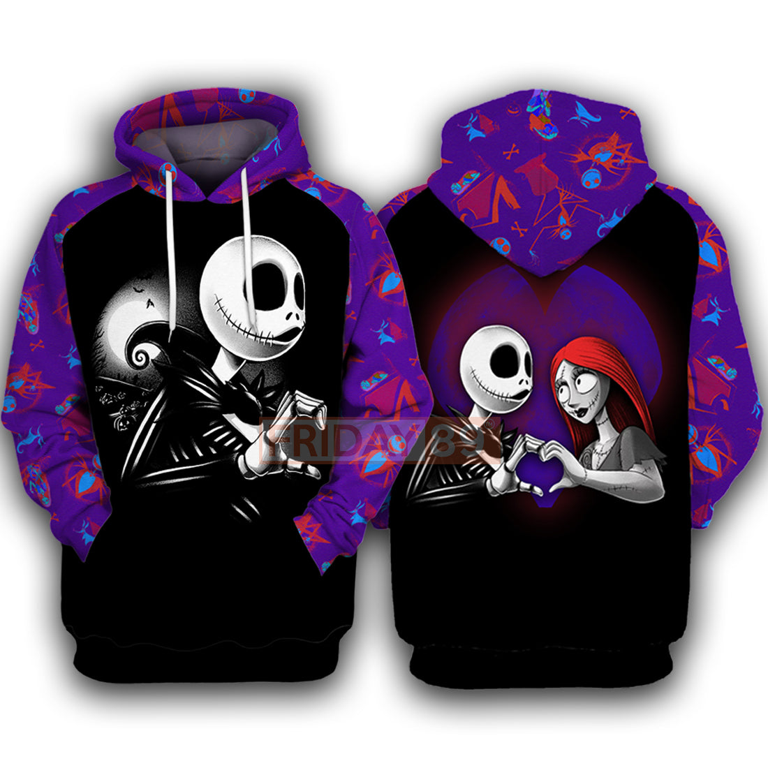 TNBC T-shirt Jack Nightmare Matching Couple T-shirt DN Hoodie Shirt