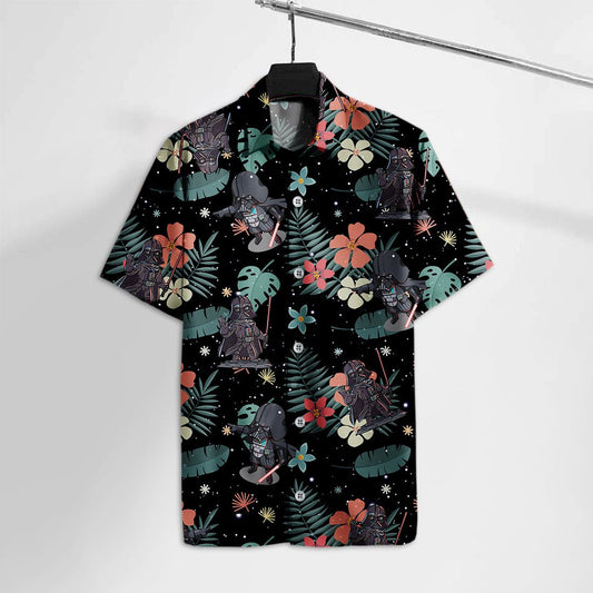 SW D.Vader Chibi Black Hawaii Tshirt