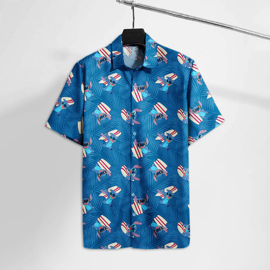 Stitch Hawaiian Shirt Stitch Surfing Hawaii Tshirt Amazing DN Aloha Shirt