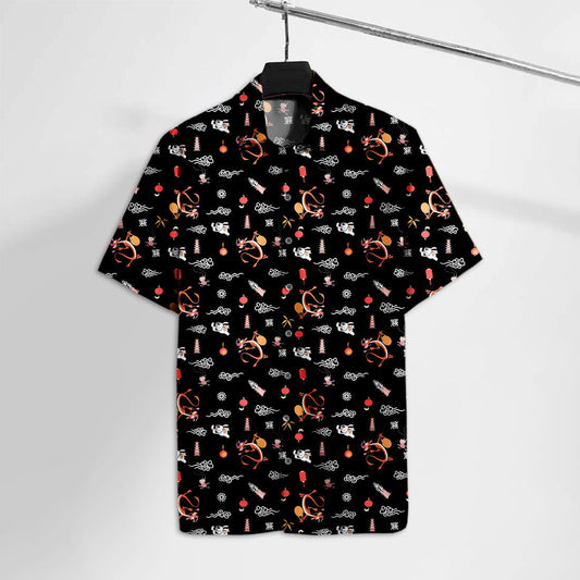 Mulan Hawaiian Shirt Mulan Mushu Dragon Cri-Kee Hawaii Tshirt Amazing High Quality DN Aloha Shirt