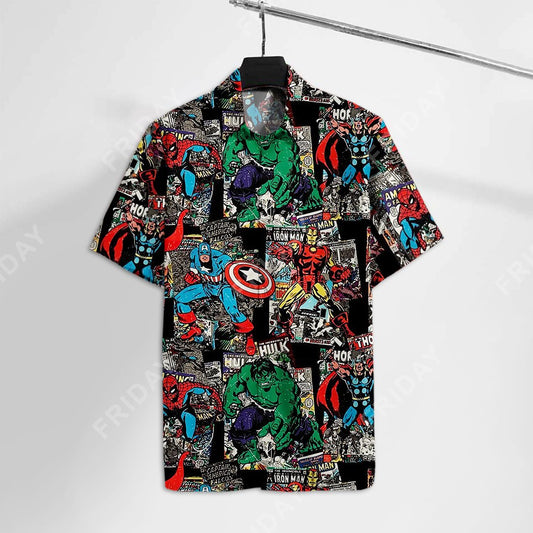 MV Superheroes Comic Hawaii Tshirt