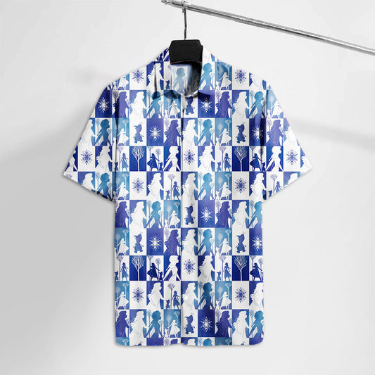 Frozen Hawaiian Shirt Princess Frozen Elsa & Anna Hawaii Tshirt Awesome DN Aloha Shirt