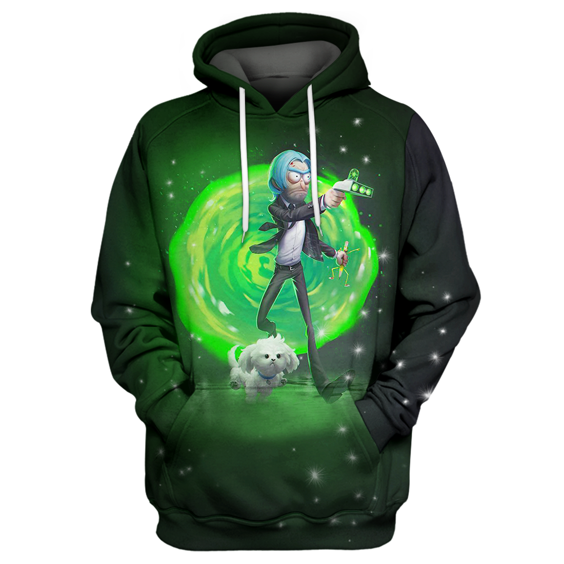 John Wick Hoodie John Wick Rick And Morty Crossover 3D Print T-shirt John Wick Shirt Sweater Tank