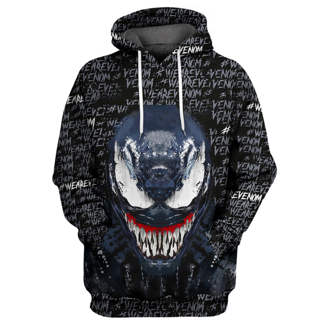 MV Venom T-shirt We Are Venom Black & Blue 3D Print T-shirt MV Venom Hoodie Sweater Tank