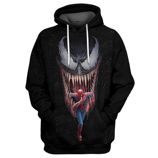 Venom MV Hoodie Spider Man & Venom 3D Print T-shirt Cool Venom MV Shirt Sweater Tank