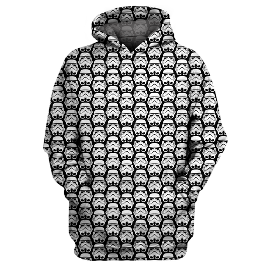 SW T-shirt SW Stormtrooper Pattern T-shirt Awesome SW Hoodie Sweater Zip