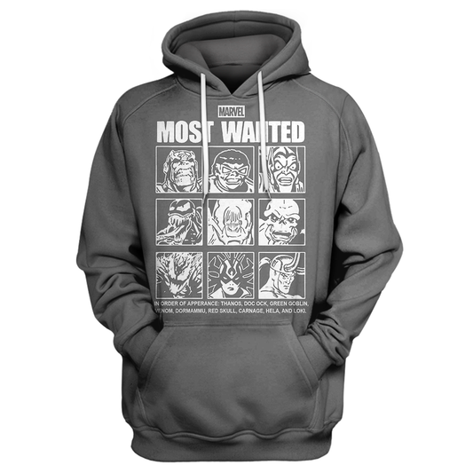 MV Hoodie Marvel Most Wanted 3D Print T-shirt  MV Shirt Sweater Tank