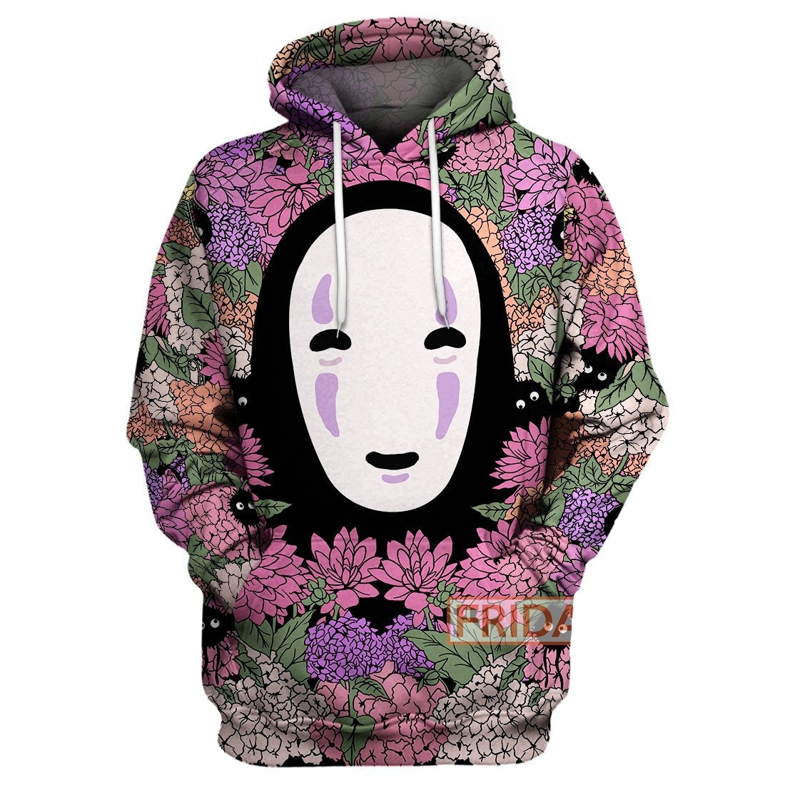 S.Ghibli Spirited Away Hoodie S.Ghibli No Face Floral Spirited Away T-shirt Cute S.Ghibli Shirt Sweater Tank
